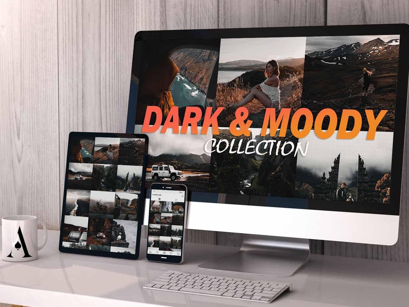 Dark & Moody Collection Lightroom Presets Save Time Editing Photos
