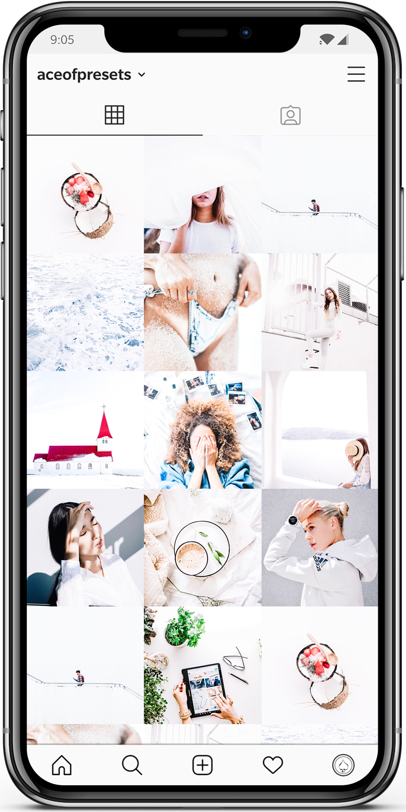 Minimal White Collection Lightroom Presets Instagram